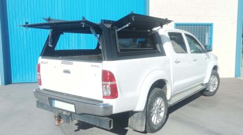 Hard Top Metálico Toyota Hilux Revo/Rocco con ventanas abatibles